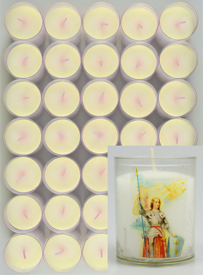 10 Bougies Veilleuses Sainte Jeanne d'Arc (pic 1)