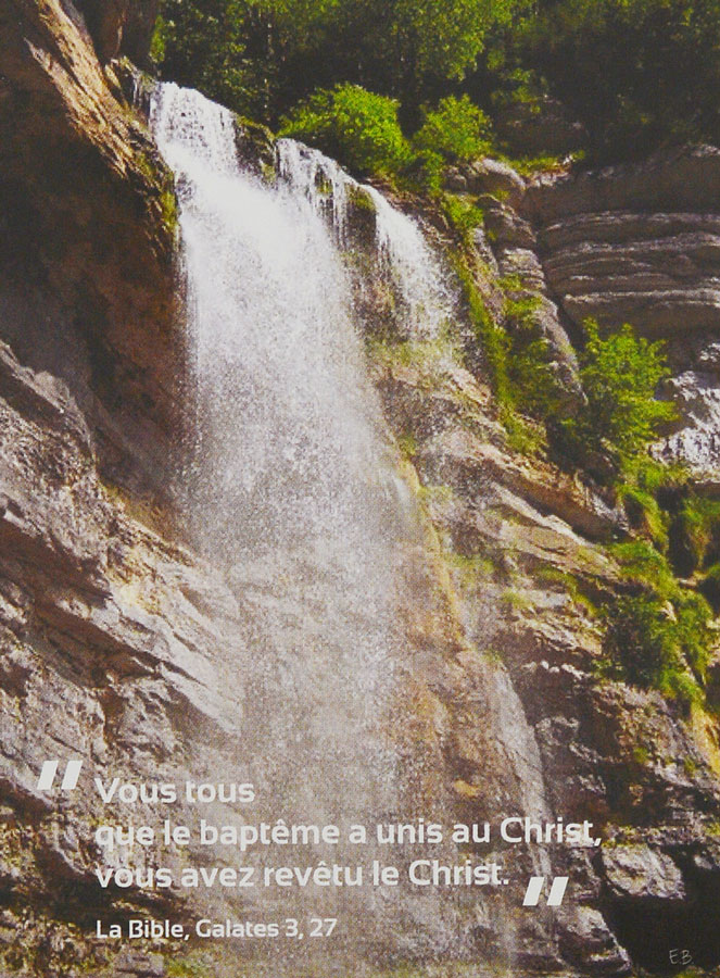 Carte de Baptême - Unis au Christ, Vous Avez Revêtu le Christ (pic 1)