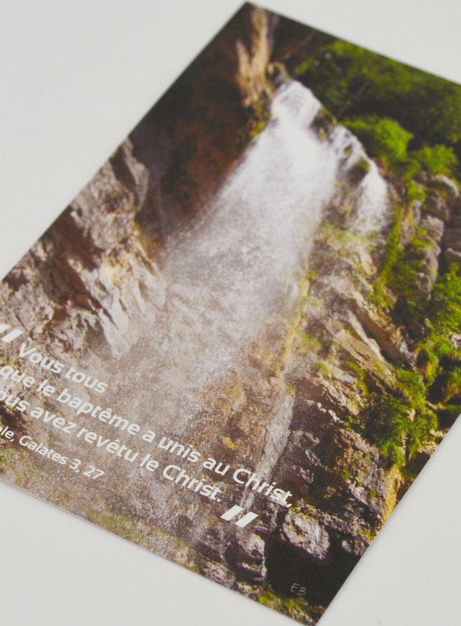 Carte de Baptême - Unis au Christ, Vous Avez Revêtu le Christ (pic 4)