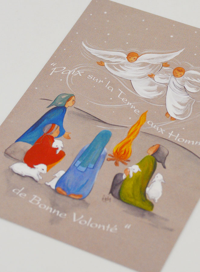 Carte de Voeux - La Nativité - Paix sur la Terre (pic 3)
