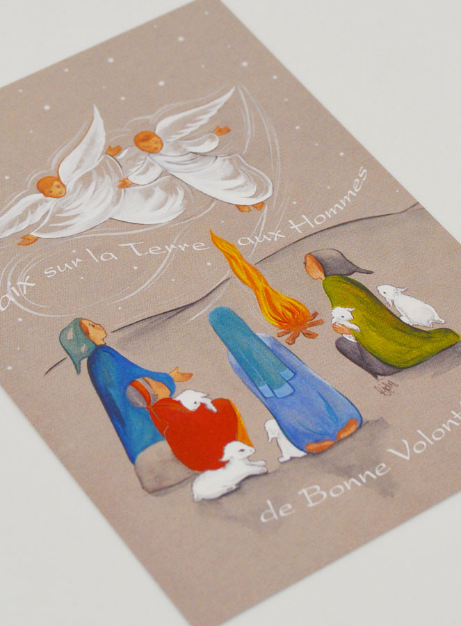 Carte de Voeux - La Nativité - Paix sur la Terre (pic 4)