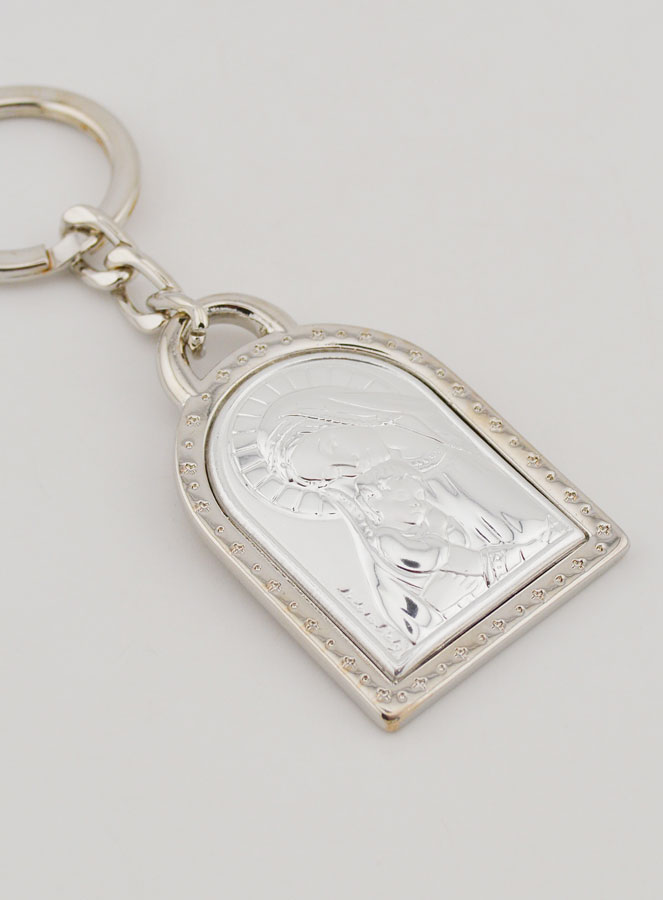 Porte-Clés Notre Dame de Tendresse - Argent Massif - 5 cm (pic 3)