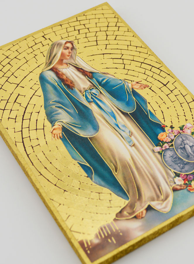 Cadre Icône Vierge Miraculeuse Rue du Bac - 15 cm (pic 3)