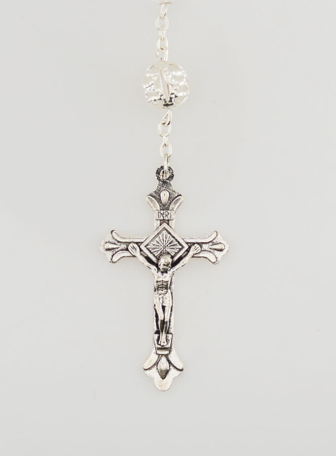 Chapelet de Lourdes en Perles de Cristal - 55 cm (pic 3)