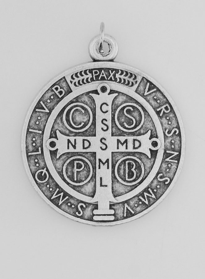 Médaille de Saint Benoît en Métal - 3.6 cm (pic 4)