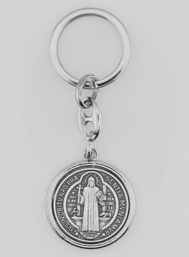 Porte-Clés Médaille de Saint Benoit (pic 2)