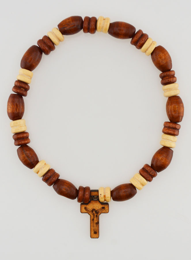 Bracelet Chapelet Dizainier en Bois (pic 1)