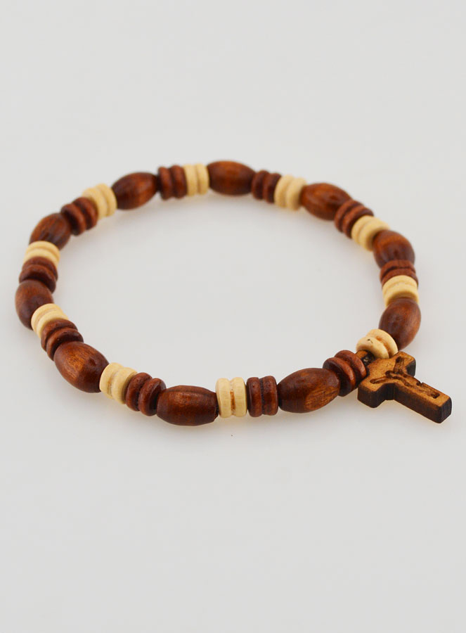 Bracelet Chapelet Dizainier en Bois (pic 4)