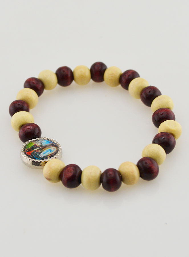 Bracelet Religieux Enfant Médaille de Lourdes (pic 3)