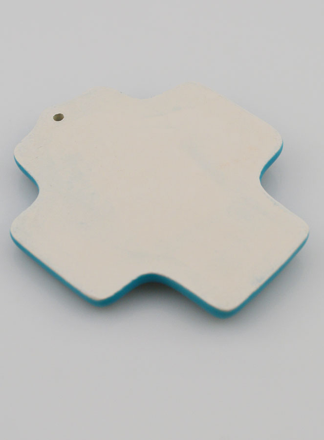 Croix en Céramique Bleue (pic 4)