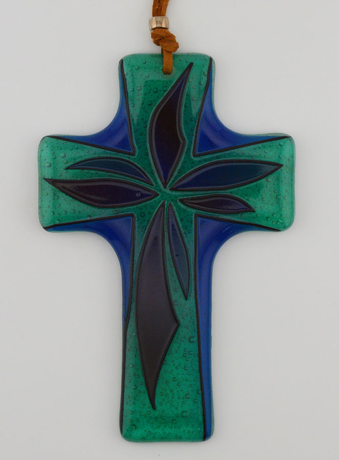 Croix en Verre Artisanale (pic 1)