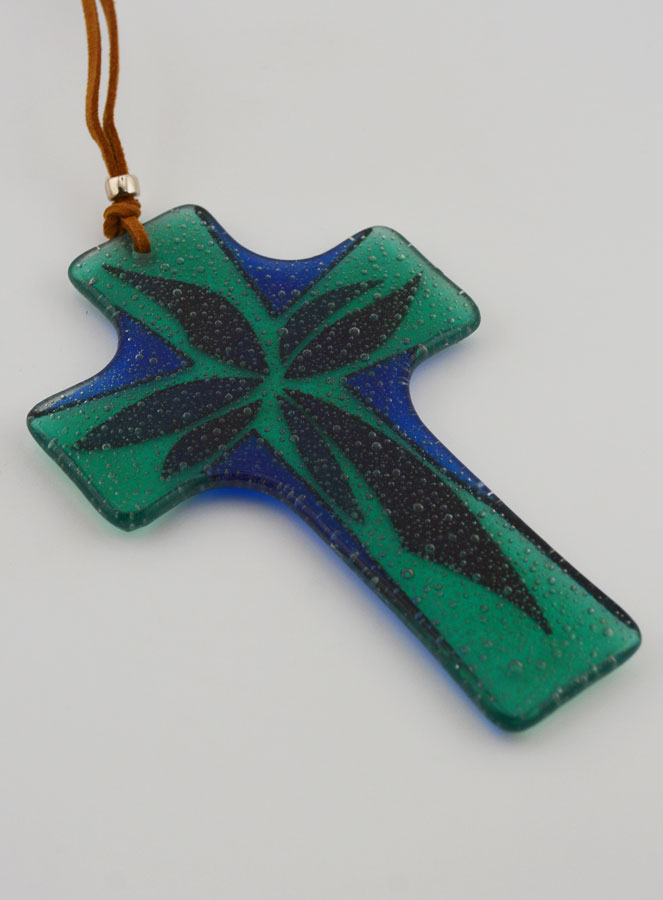 Croix en Verre Artisanale (pic 4)