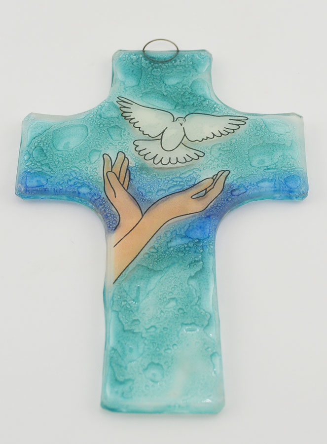 Croix Esprit Saint en Verre (pic 2)