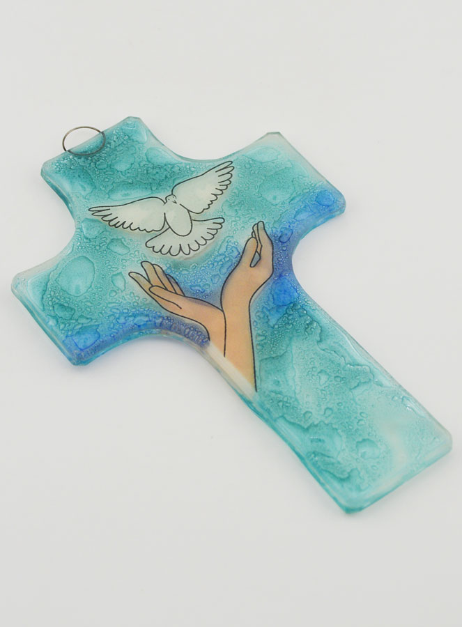 Croix Esprit Saint en Verre (pic 3)
