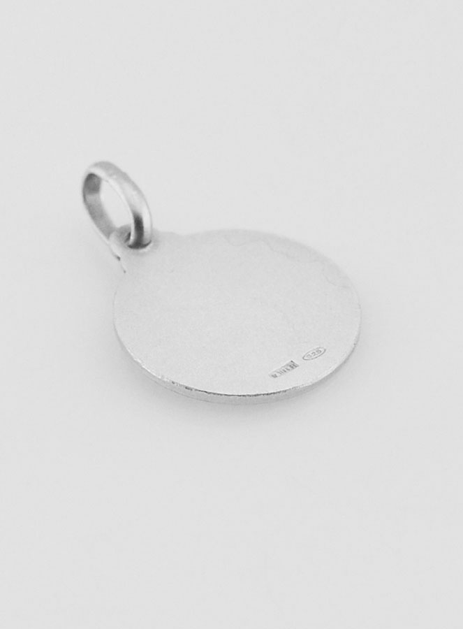 Médaille Vierge Marie au Voile en Argent 925/1000 (pic 4)