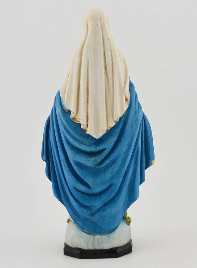 Statue Sainte Vierge Miraculeuse Polychromée (pic 4)