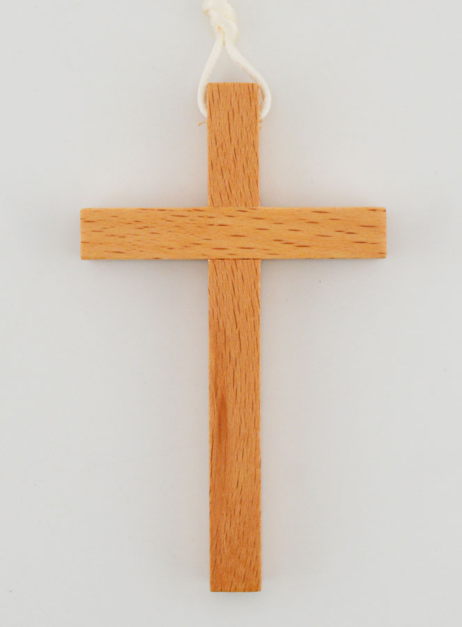 Croix d'aube de Communion sur cordon (pic 1)