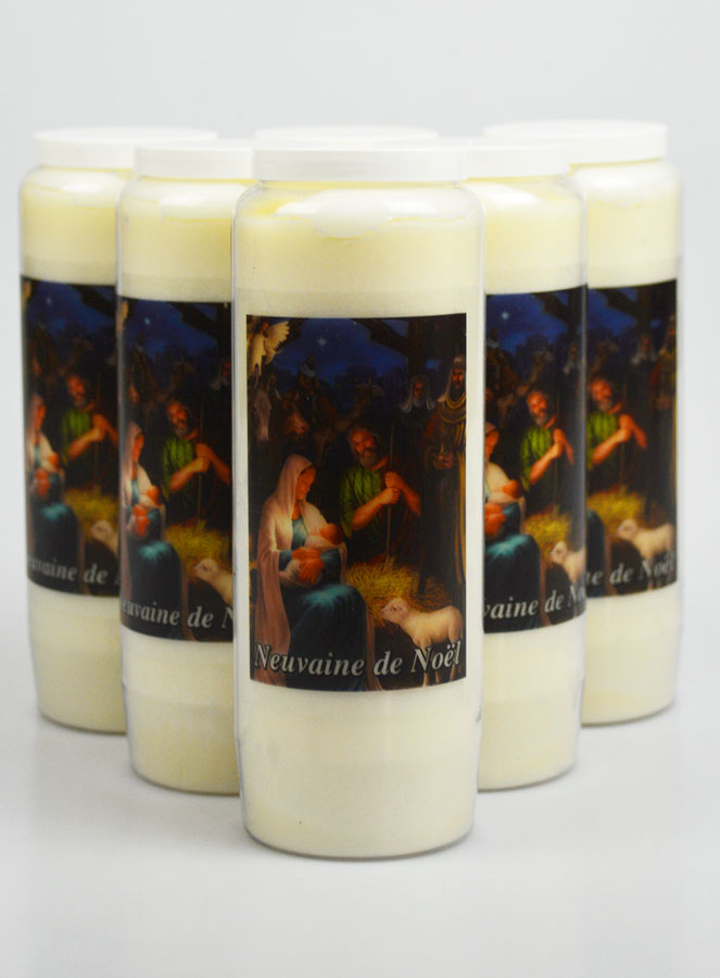 Lot de 6 Bougies de Neuvaine de Noël (pic 1)