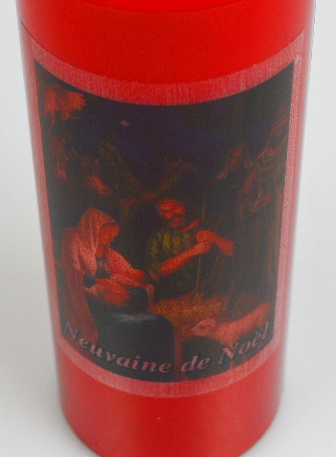 Bougie de Neuvaine Rouge de Noël (pic 4)
