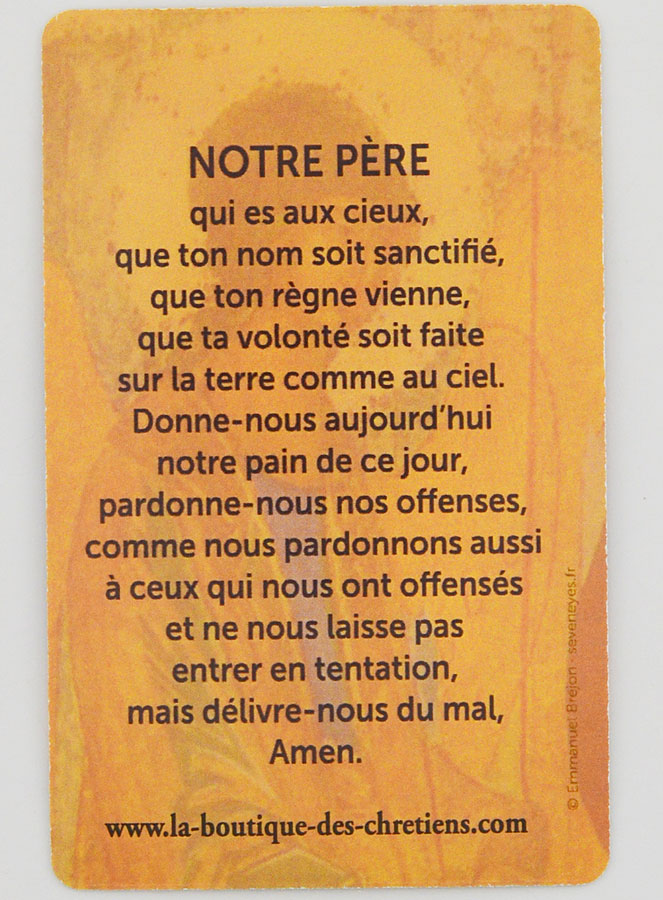 Carte Prière du Notre Père (pic 2)