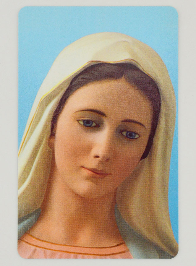 Carte de Prière - Réjouis-Toi Marie Comblée de Grâces (pic 1)