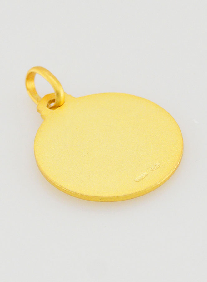 Médaille de Baptême Saint Christophe en Plaqué Or (pic 4)