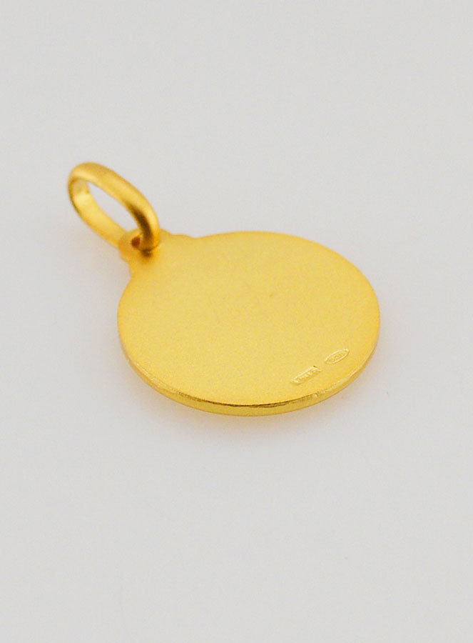 Médaille de Baptême Colombe Esprit Saint en Plaqué Or (pic 4)