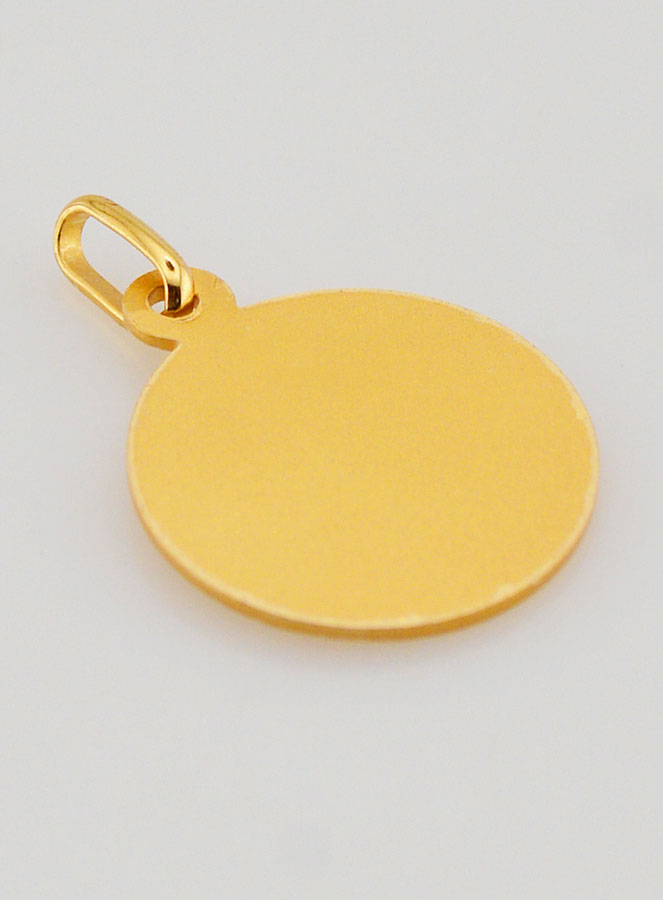 Médaille de Baptême Sainte Marie-Madeleine en Plaqué Or (pic 4)