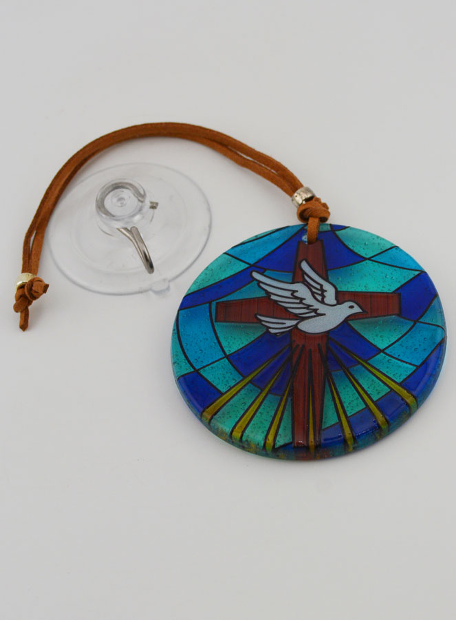 Cadeau de Baptême - Icône de Berceau en Verre (pic 3)
