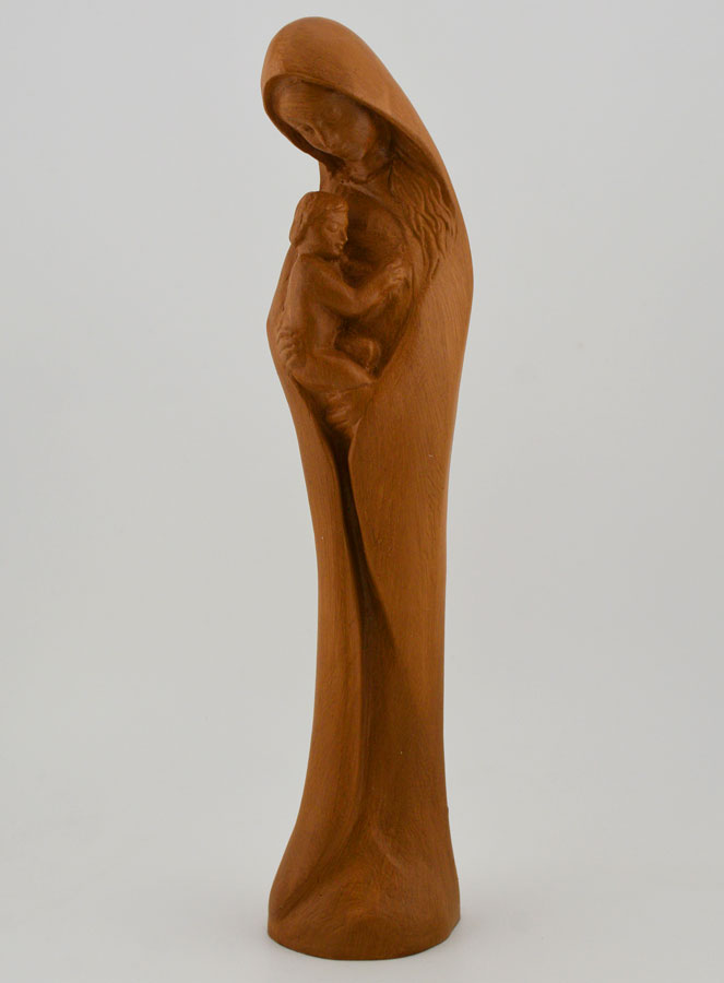 Statue Vierge Marie à l'Enfant Jésus - Cadeau de Baptême (pic 1)