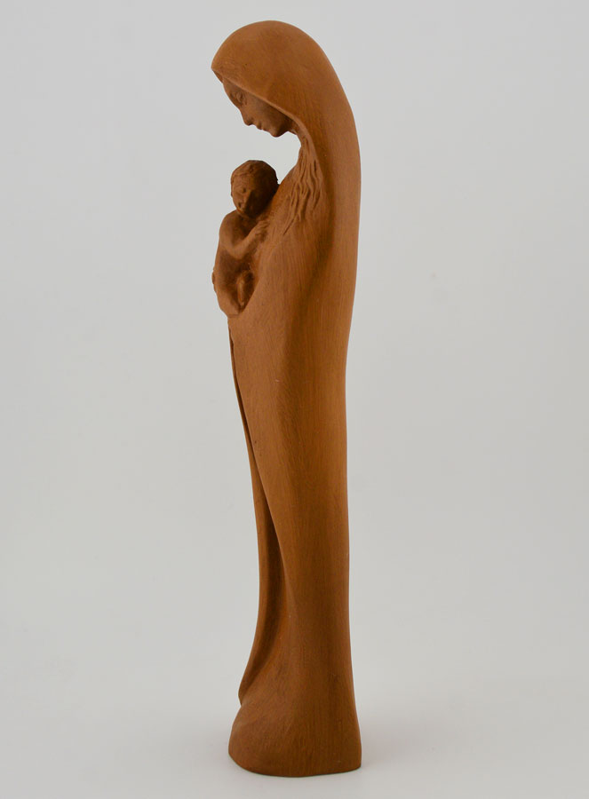 Statue Vierge Marie à l'Enfant Jésus - Cadeau de Baptême (pic 2)