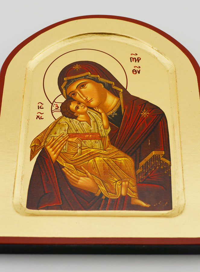 Icône de la Vierge de Tendresse - 17 cm (pic 2)