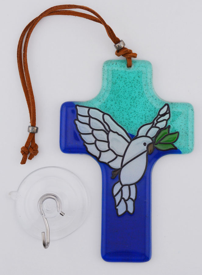 Croix en Verre - Esprit Saint (pic 3)
