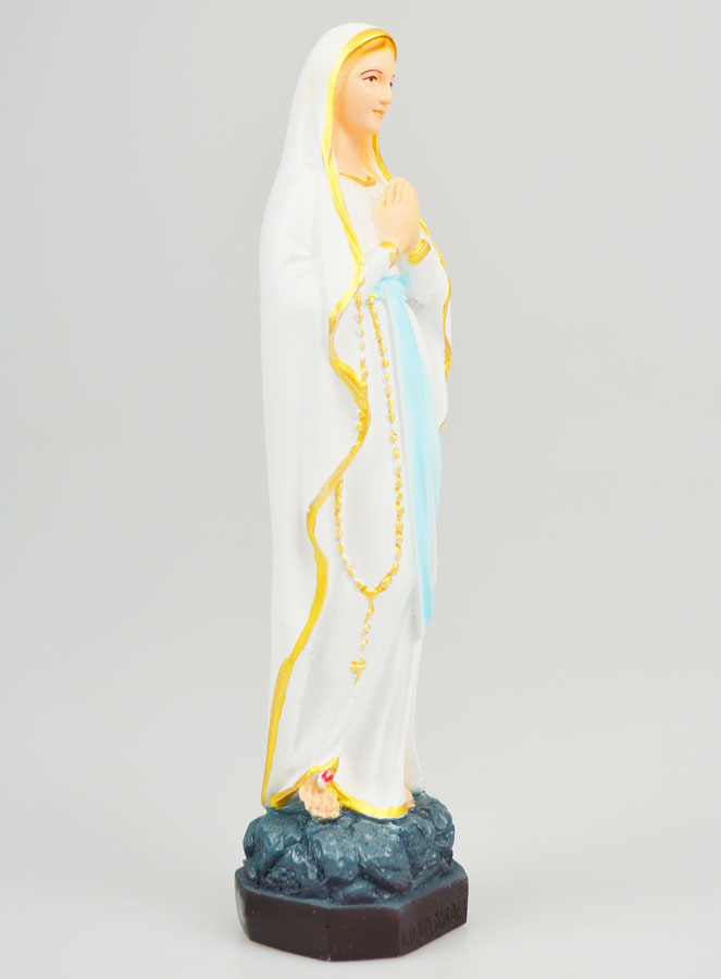 Statue Vierge Marie de Lourdes - 20 cm (pic 3)