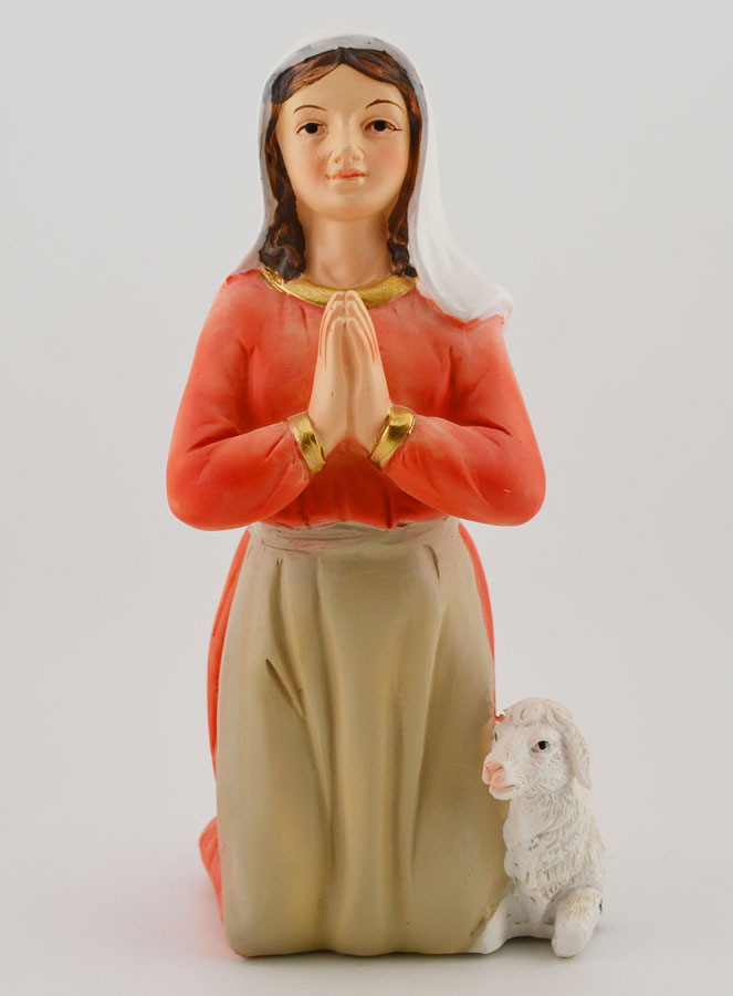 Statue de Sainte Bernadette en Prière - 18 cm (pic 1)