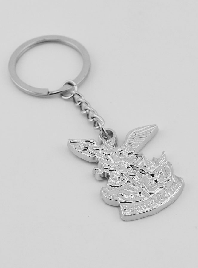 Porte-Clés de Saint Michel Archange - 4 cm (pic 3)