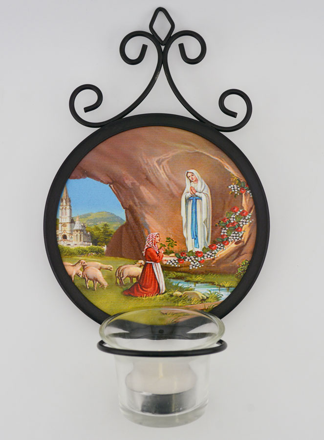 Bougeoir Icône Notre Dame de Lourdes (pic 1)