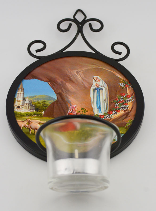 Bougeoir Icône Notre Dame de Lourdes (pic 2)