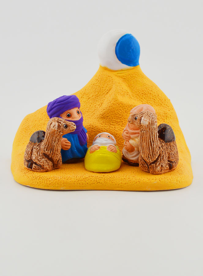 Crèche de Noël du Monde - Nativité Touareg (pic 1)