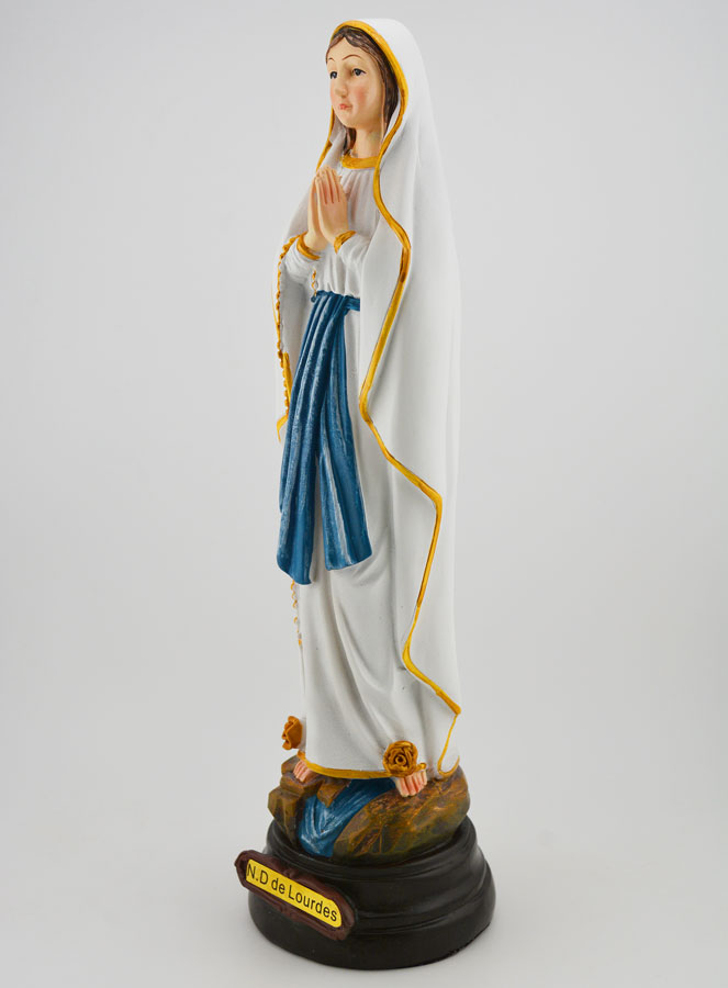 Statue Notre Dame de Lourdes - 30 cm (pic 2)