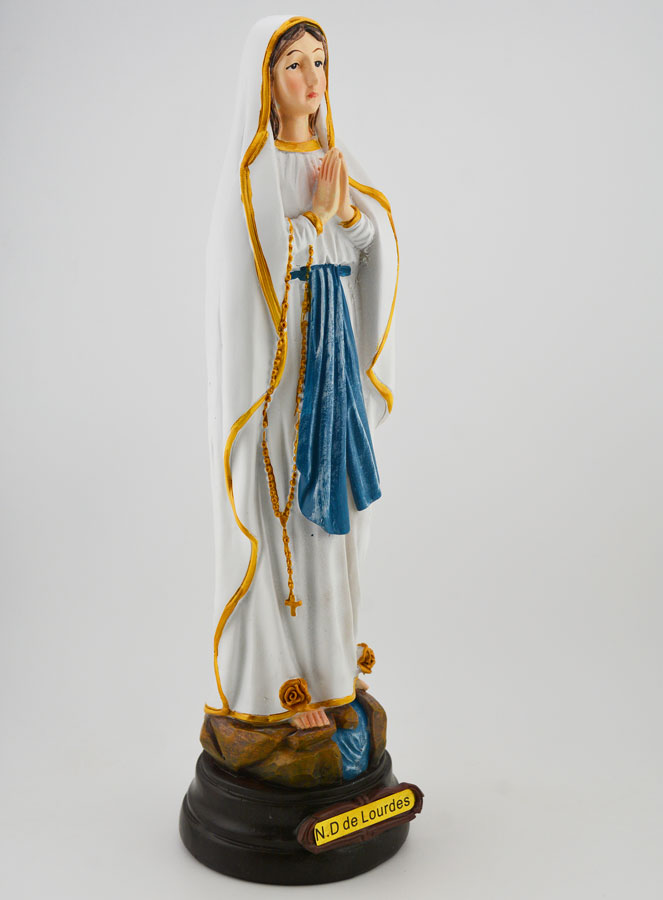 Statue Notre Dame de Lourdes - 30 cm (pic 3)