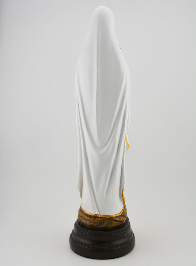 Statue Notre Dame de Lourdes - 30 cm (pic 4)