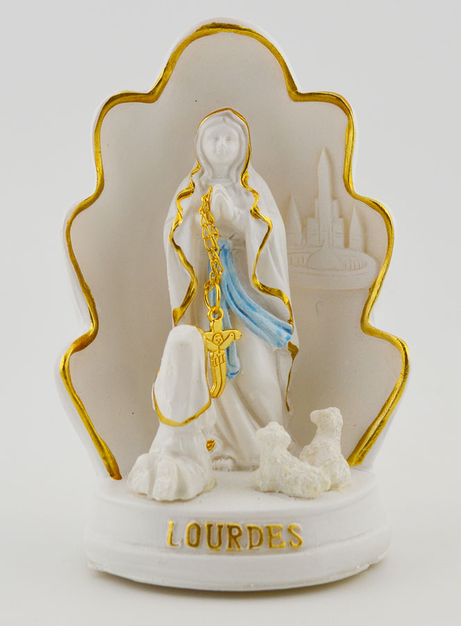 Statue Souvenir Grotte de Lourdes - 10 cm (pic 1)