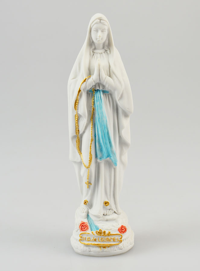 Statue Notre Dame de Lourdes - 15 cm (pic 1)