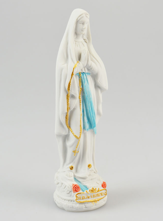 Statue Notre Dame de Lourdes - 15 cm (pic 3)