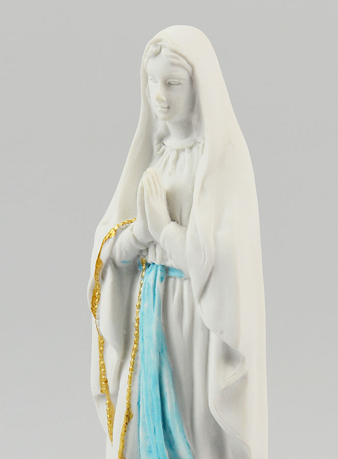 Statue Notre Dame de Lourdes - 15 cm (pic 4)