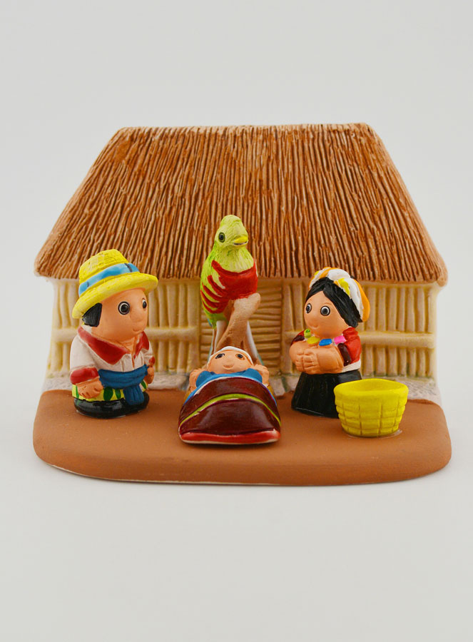 Crèche de Noël du Monde - Nativité Guatemala (pic 1)