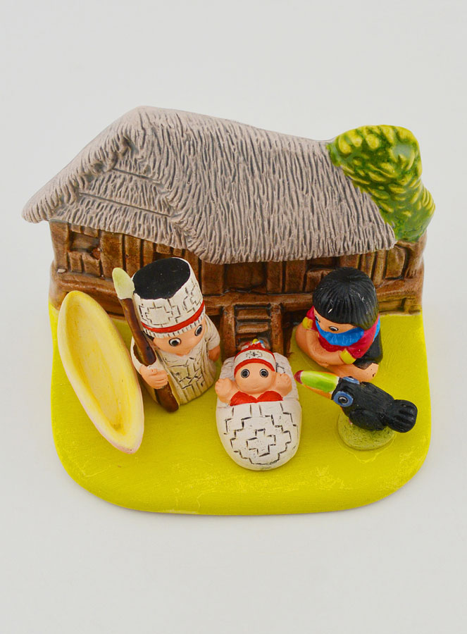 Crèche de Noël du Monde - Nativité Amazonie (pic 2)