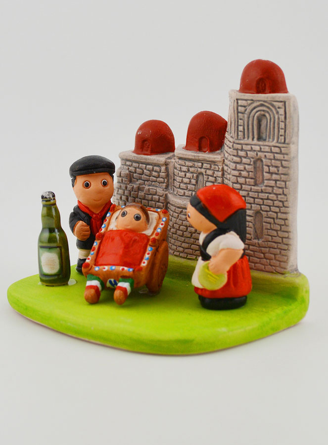 Crèche de Noël du Monde - Nativité Sicile (pic 3)