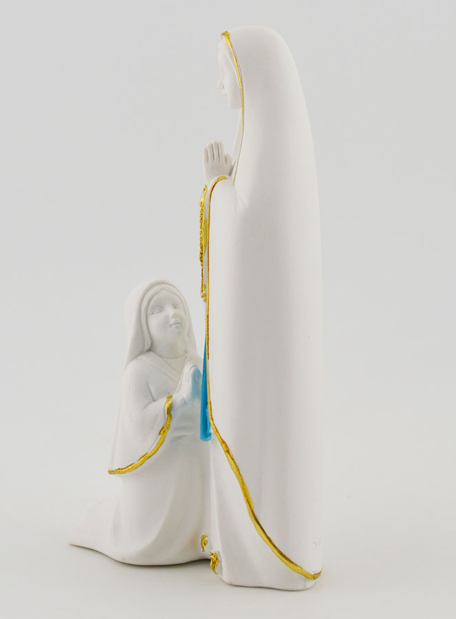 Statue des Apparitions de Notre Dame de Lourdes - 10 cm (pic 2)